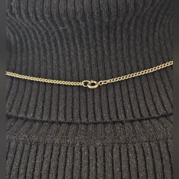 Faux Mother of Pearl Disc / Full Moon Pendant on Bronze Chain. - Picture 6 of 6